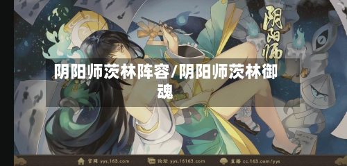 阴阳师茨林阵容/阴阳师茨林御魂