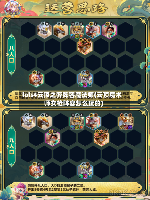 lols4云顶之弈阵容魔法师(云顶魔术师女枪阵容怎么玩的)-第2张图片