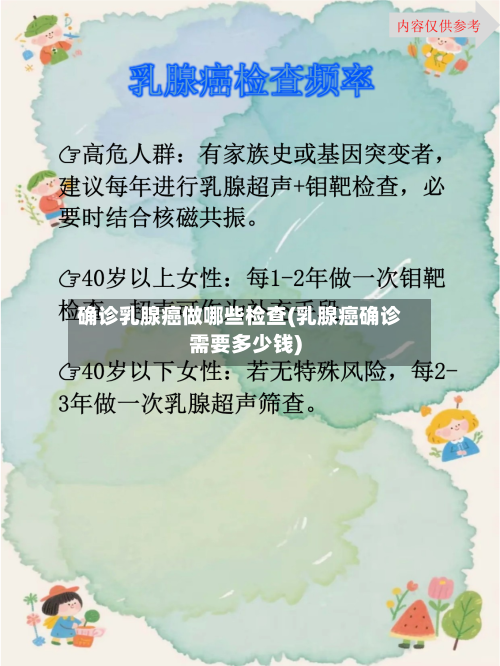 确诊乳腺癌做哪些检查(乳腺癌确诊需要多少钱)-第2张图片