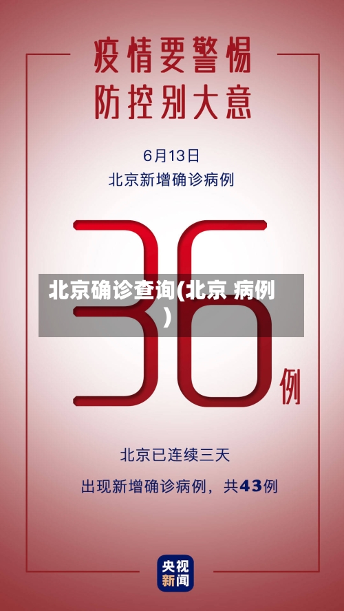 北京确诊查询(北京 病例)
