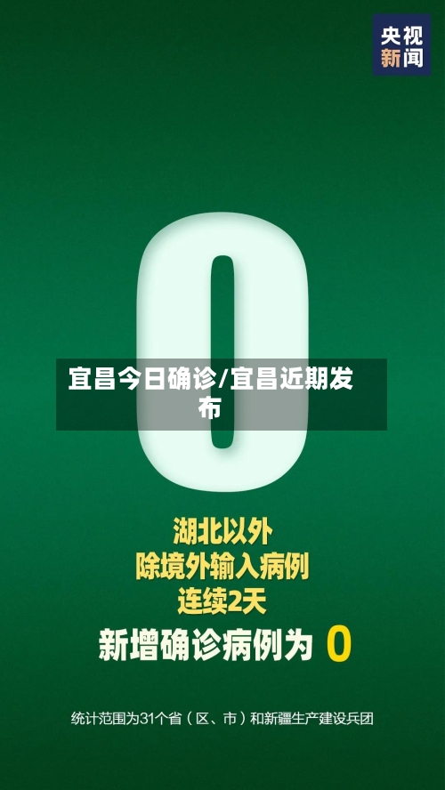 宜昌今日确诊/宜昌近期发布