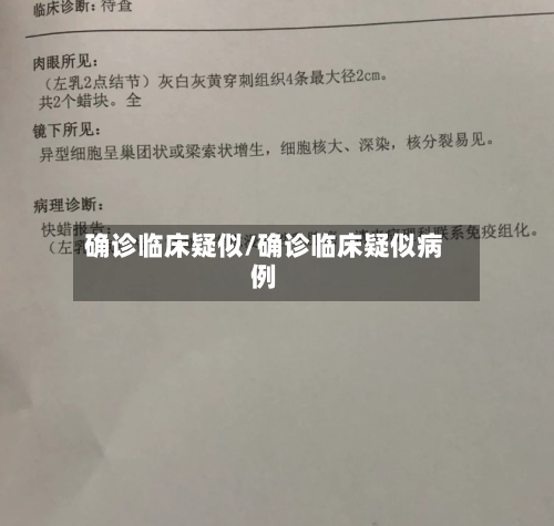 确诊临床疑似/确诊临床疑似病例-第3张图片
