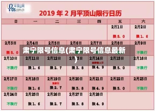 肃宁限号信息(肃宁限号信息最新)-第2张图片