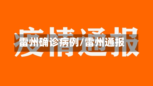 雷州确诊病例/雷州通报-第2张图片