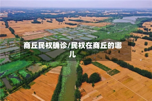 商丘民权确诊/民权在商丘的哪儿