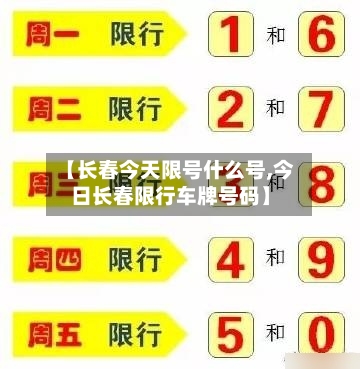 【长春今天限号什么号,今日长春限行车牌号码】-第2张图片
