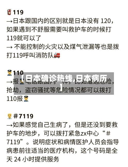 【日本确诊热线,日本病历】