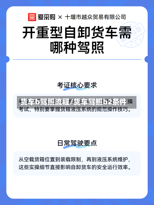 货车b驾照流程/货车驾照b2条件