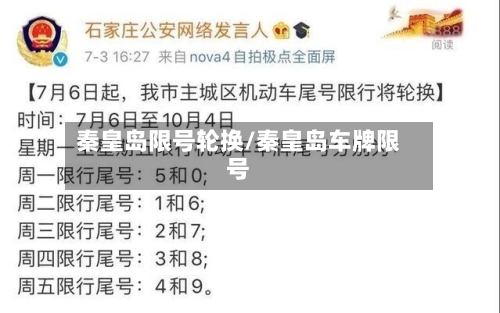 秦皇岛限号轮换/秦皇岛车牌限号-第2张图片