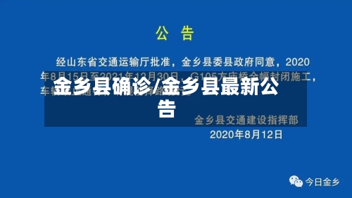 金乡县确诊/金乡县最新公告-第2张图片
