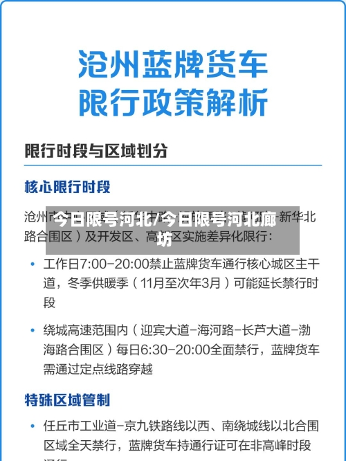 今日限号河北/今日限号河北廊坊-第2张图片