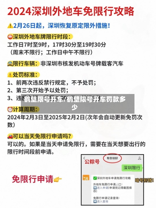 鹤壁限号开车/鹤壁限号开车罚款多少-第2张图片