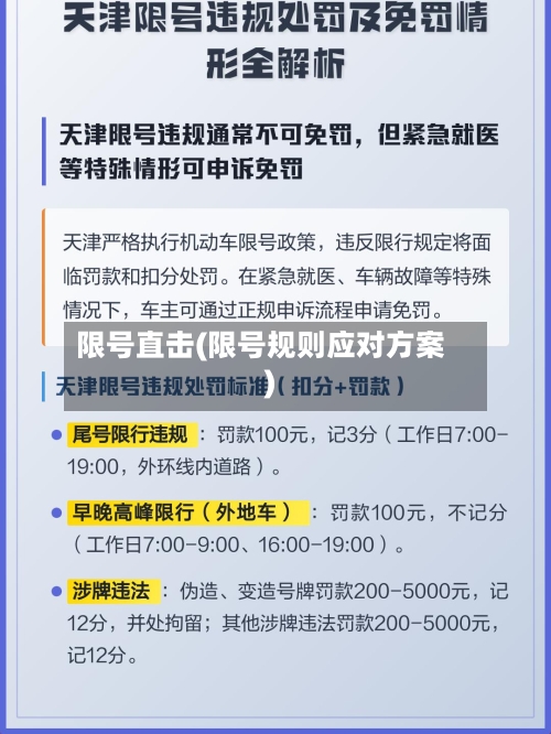 限号直击(限号规则应对方案)