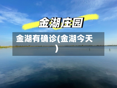 金湖有确诊(金湖今天)