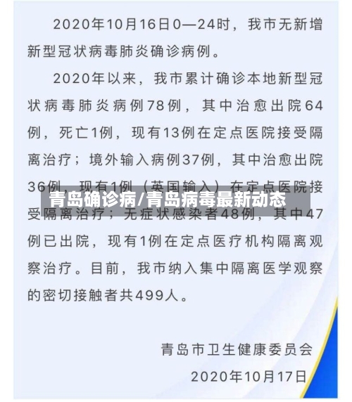 青岛确诊病/青岛病毒最新动态-第2张图片
