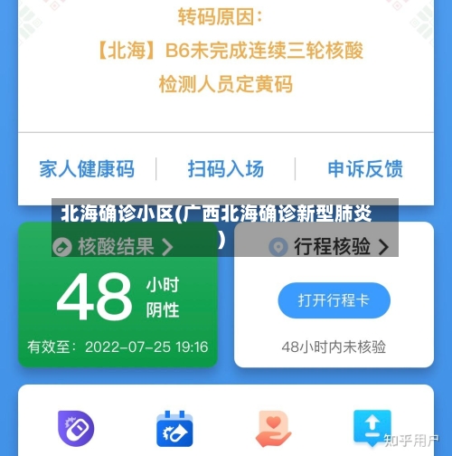 北海确诊小区(广西北海确诊新型肺炎)