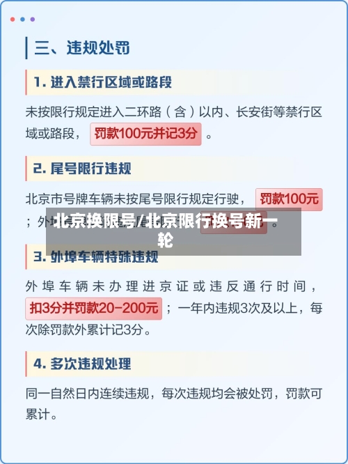 北京换限号/北京限行换号新一轮-第2张图片