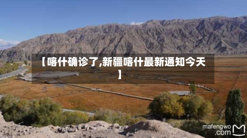 【喀什确诊了,新疆喀什最新通知今天】