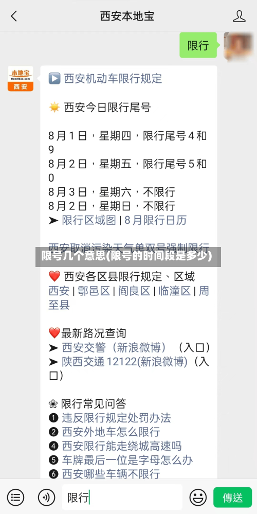 限号几个意思(限号的时间段是多少)-第2张图片