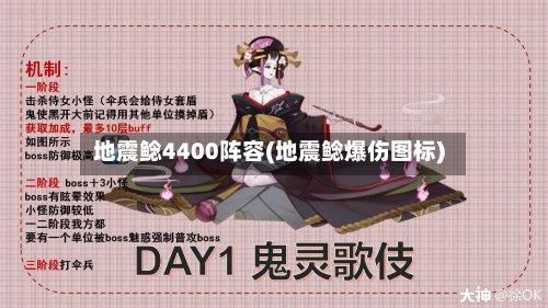 地震鲶4400阵容(地震鲶爆伤图标)-第2张图片