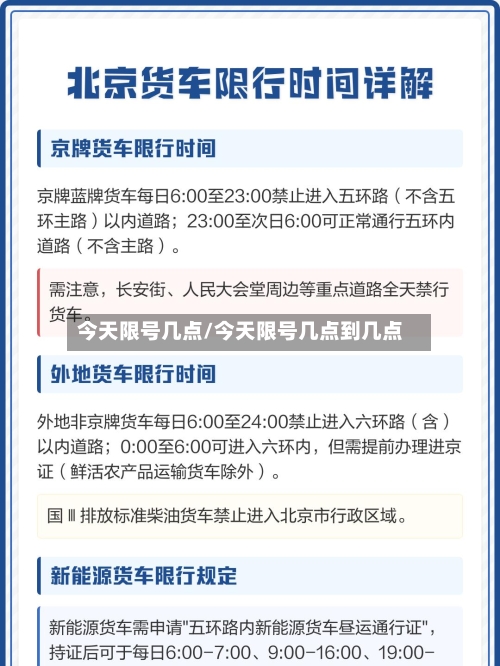 今天限号几点/今天限号几点到几点-第2张图片