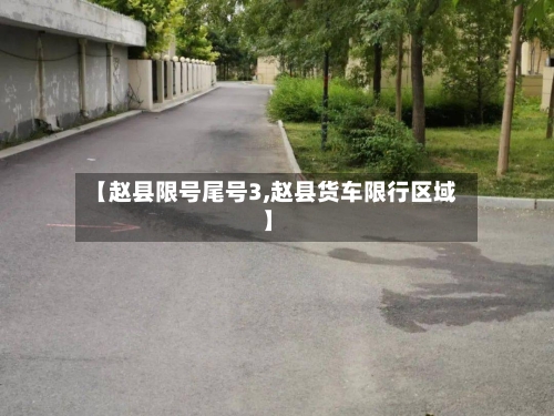 【赵县限号尾号3,赵县货车限行区域】-第3张图片