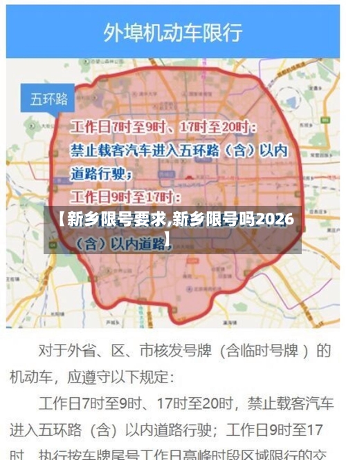 【新乡限号要求,新乡限号吗2026】