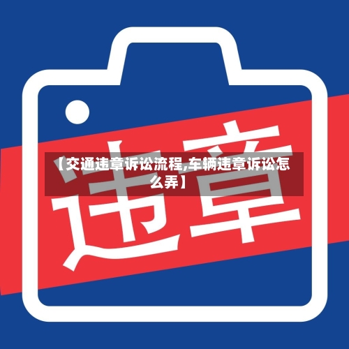 【交通违章诉讼流程,车辆违章诉讼怎么弄】