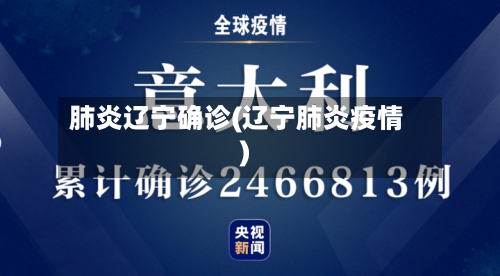 肺炎辽宁确诊(辽宁肺炎疫情)-第3张图片