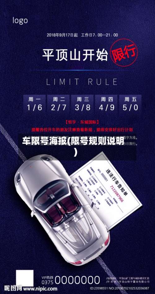 车限号海报(限号规则说明)-第2张图片