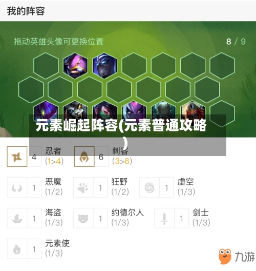 元素崛起阵容(元素普通攻略)-第2张图片