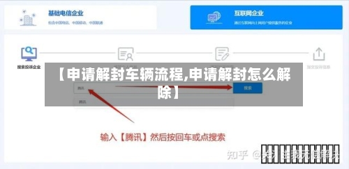 【申请解封车辆流程,申请解封怎么解除】