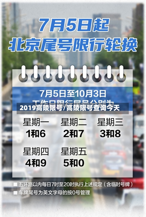 2019高陵限号/高陵限号查询今天-第3张图片