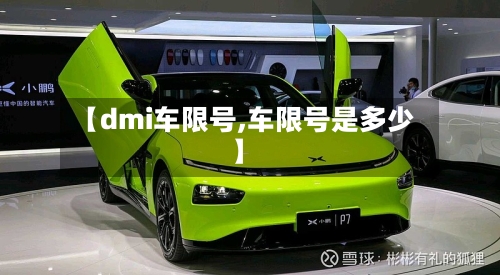 【dmi车限号,车限号是多少】-第3张图片