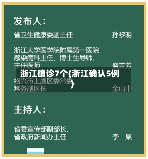 浙江确诊7个(浙江确认5例)-第3张图片
