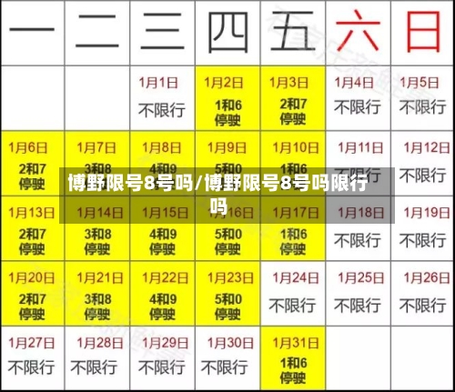 博野限号8号吗/博野限号8号吗限行吗-第2张图片