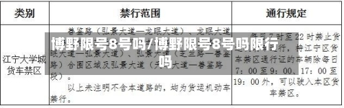 博野限号8号吗/博野限号8号吗限行吗