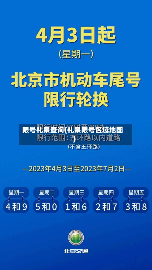 限号礼泉查询(礼泉限号区域地图)