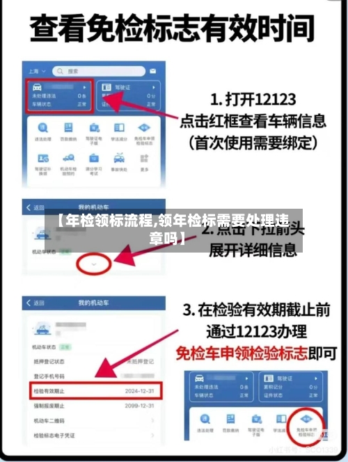 【年检领标流程,领年检标需要处理违章吗】