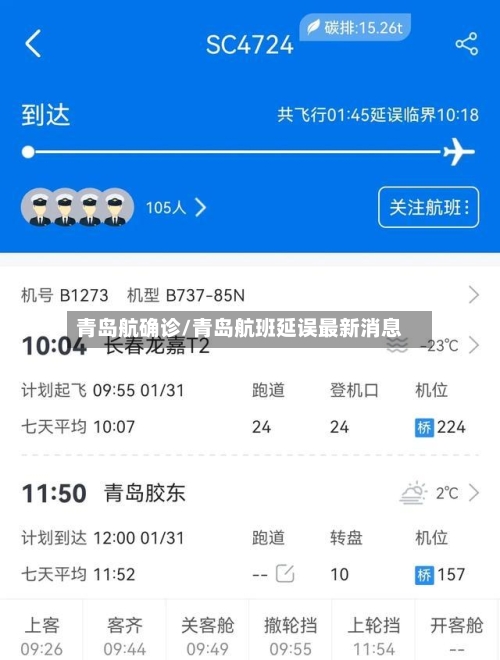 青岛航确诊/青岛航班延误最新消息-第2张图片