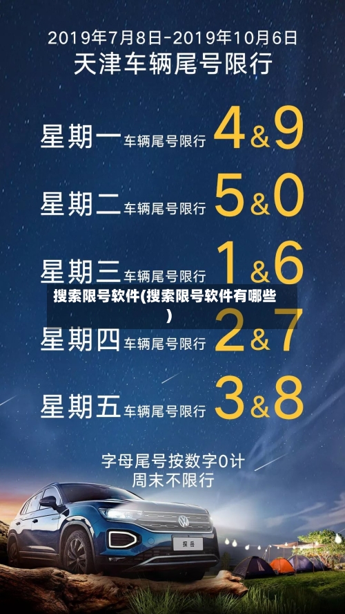 搜索限号软件(搜索限号软件有哪些)