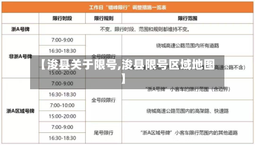 【浚县关于限号,浚县限号区域地图】-第2张图片