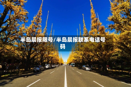 半岛晨报限号/半岛晨报联系电话号码-第2张图片