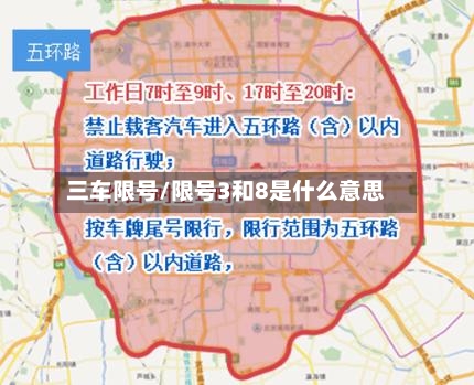 三车限号/限号3和8是什么意思-第3张图片