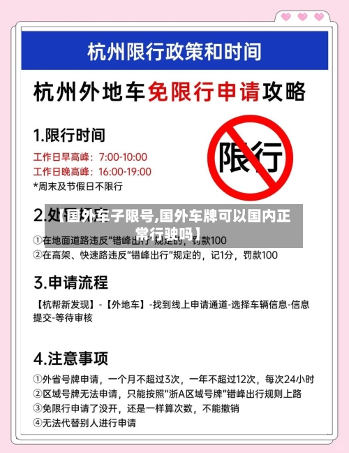 【国外车子限号,国外车牌可以国内正常行驶吗】-第2张图片