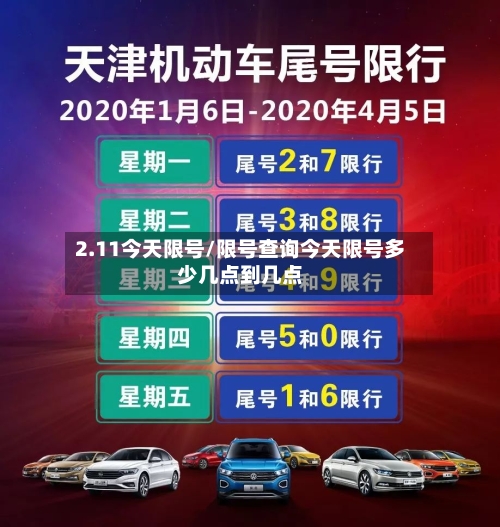 2.11今天限号/限号查询今天限号多少几点到几点