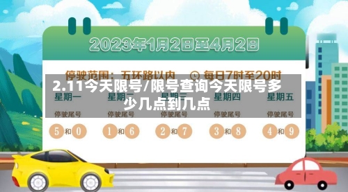 2.11今天限号/限号查询今天限号多少几点到几点-第2张图片