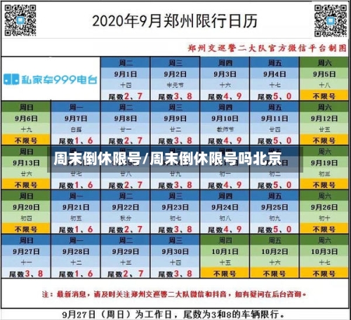 周末倒休限号/周末倒休限号吗北京