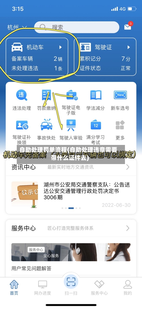 自助处理罚单流程(自助处理违章需要带什么证件去)-第3张图片
