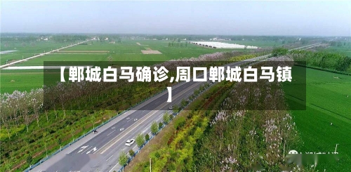 【郸城白马确诊,周口郸城白马镇】